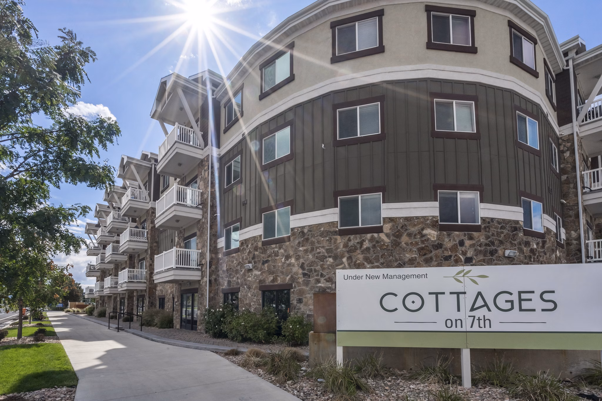 exterior at Cottages on 7th a 55+ Community
