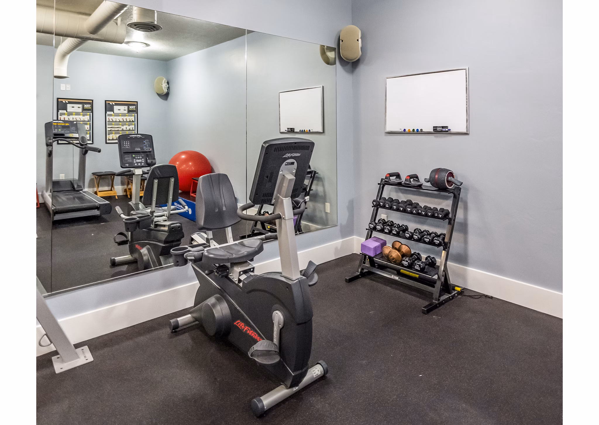 Fitness center with state-of-the-art equipment at Cottages on 7th, a 55+ community apartments