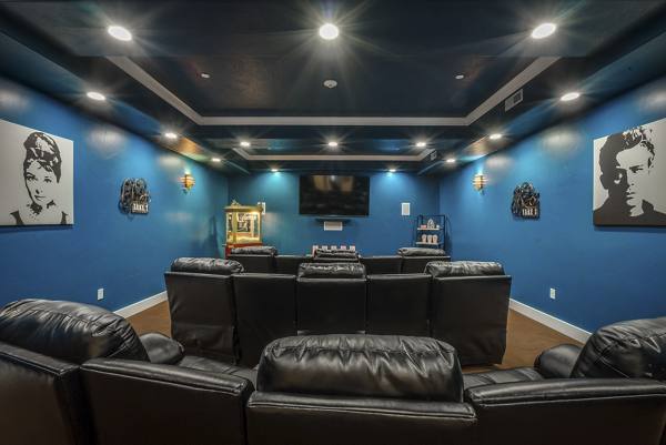 movie room at Cottages on 7th a 55+ Community