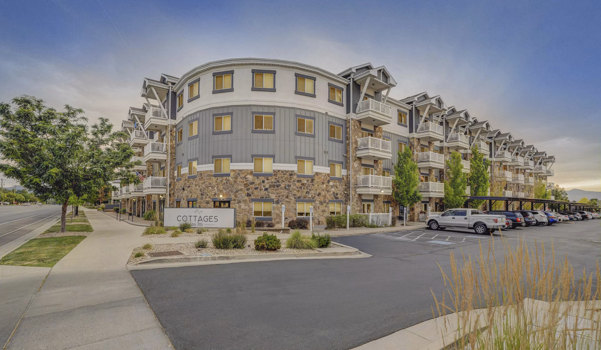 rendering at Cottages on 7th Apartments