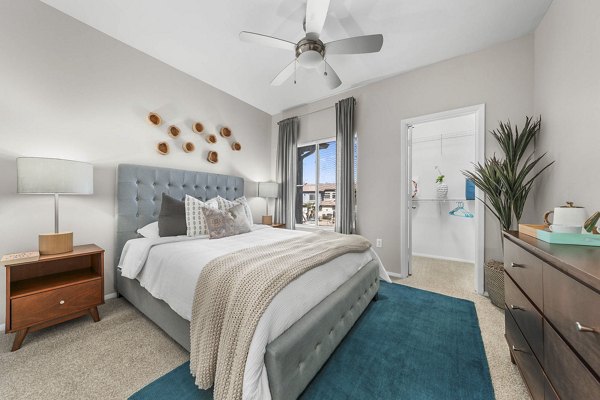 bedroom at Verano Townhomes Apartments