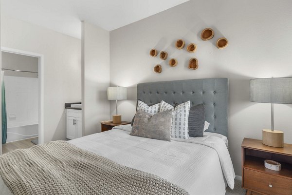 bedroom at Verano Townhomes Apartments