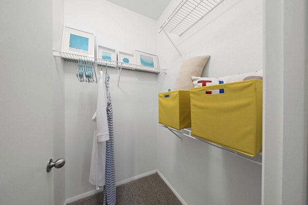 closet at Verano Townhomes Apartments