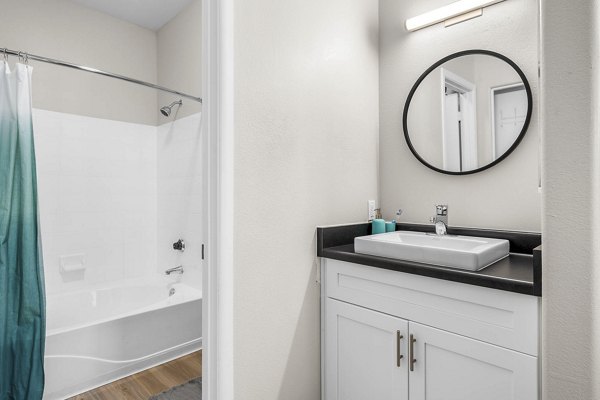 bathroom at Verano Townhomes Apartments