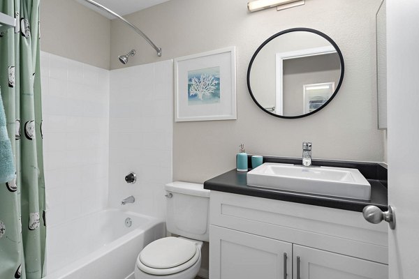 bathroom at Verano Townhomes Apartments