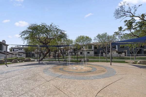 patio area at Verano Townhomes