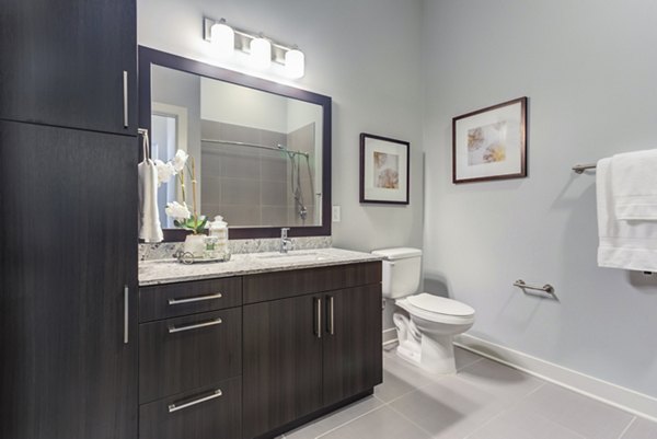 bathroom at Overture Yorktown Apartments