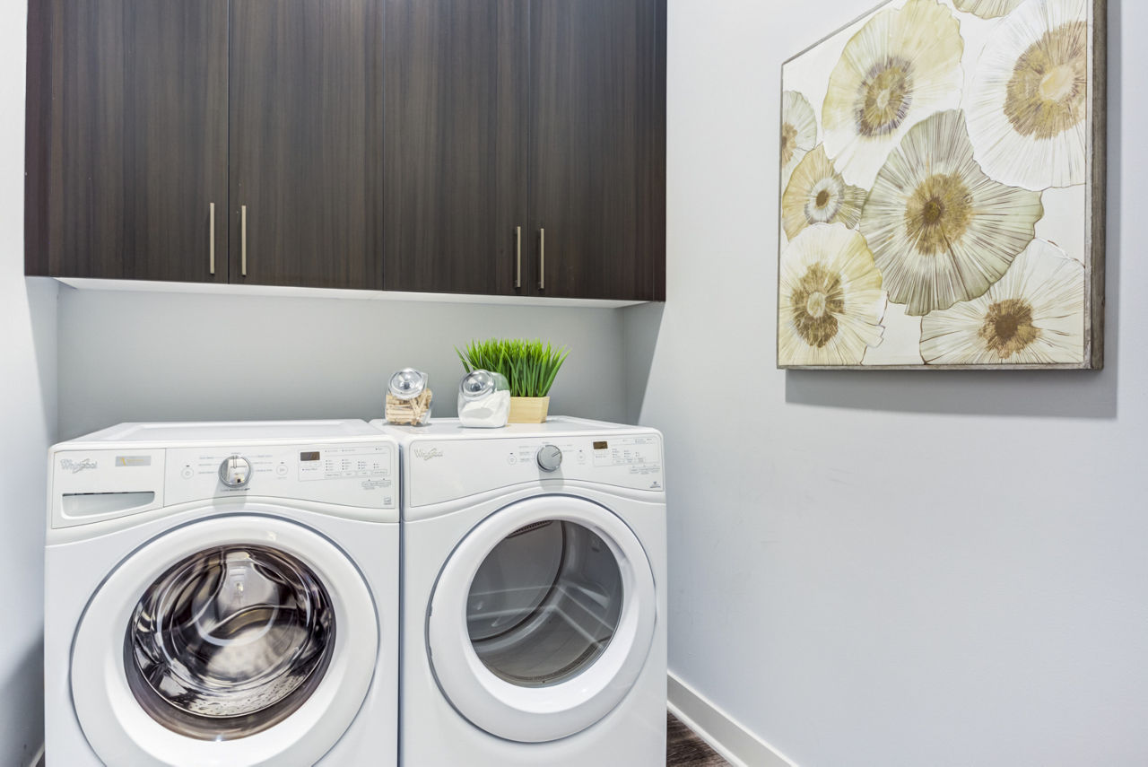Laundry room at Overture Yorktown
