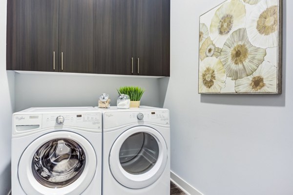 laundry room at Overture Yorktown Apartments