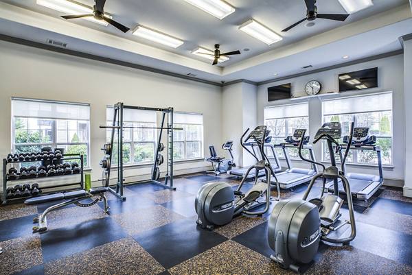 fitness center at Stone Gate Apartments