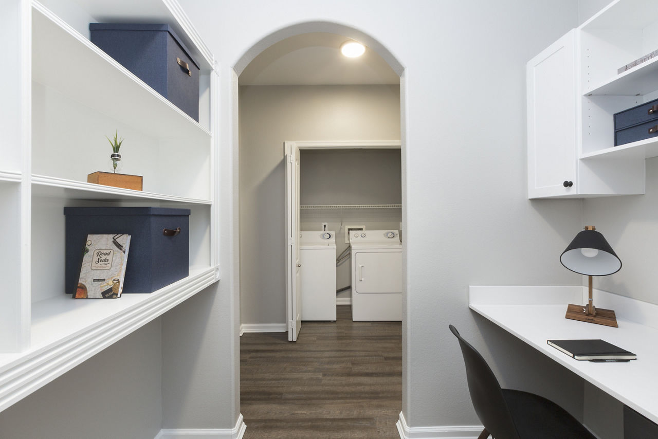 Laundry room at Stone Gate Apartments