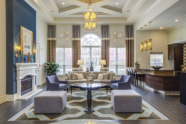 clubhouse/lobby at West Village Apartments