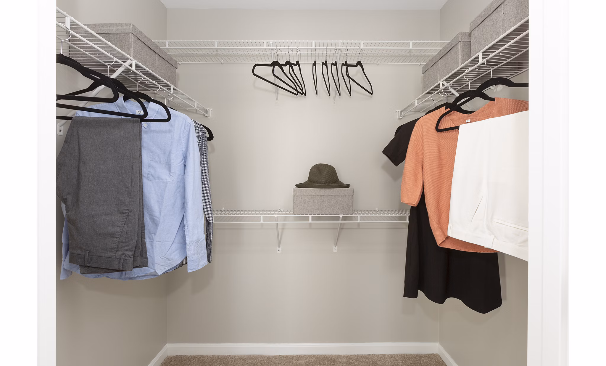 Cozy bedroom with stylish decor at Pembroke Woods Apartments