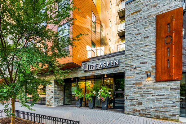 exterior at The Aspen Apartments   