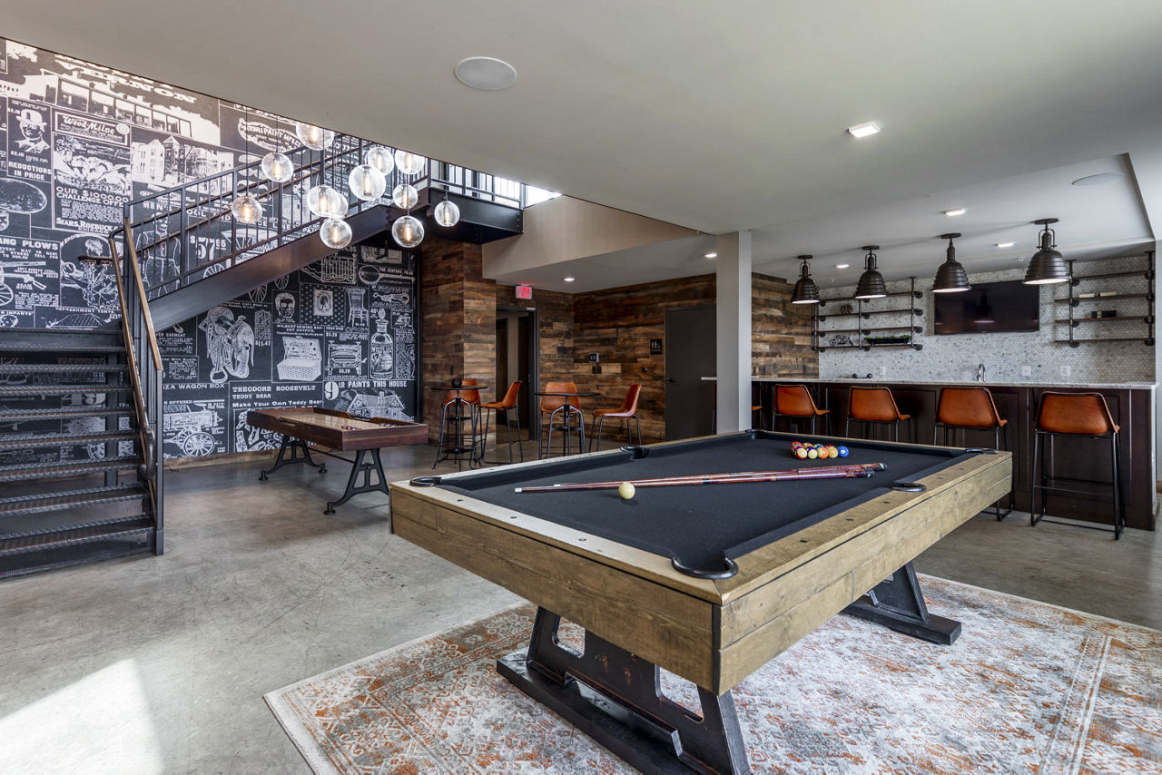 Game room at The Aspen Apartments (2 of 4)