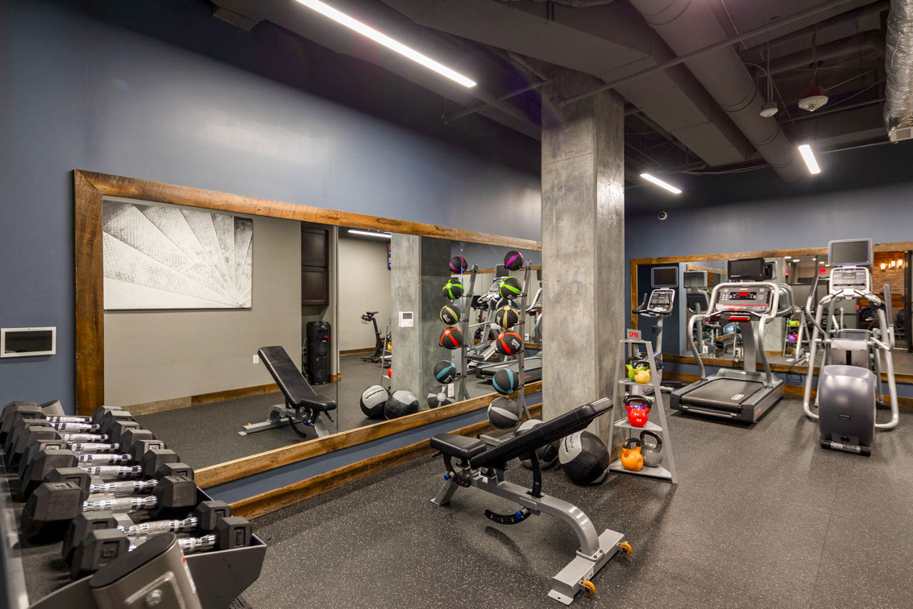 Gym at The Aspen Apartments (3 of 3)