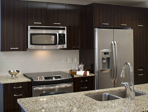 kitchen at The Cameron Apartments