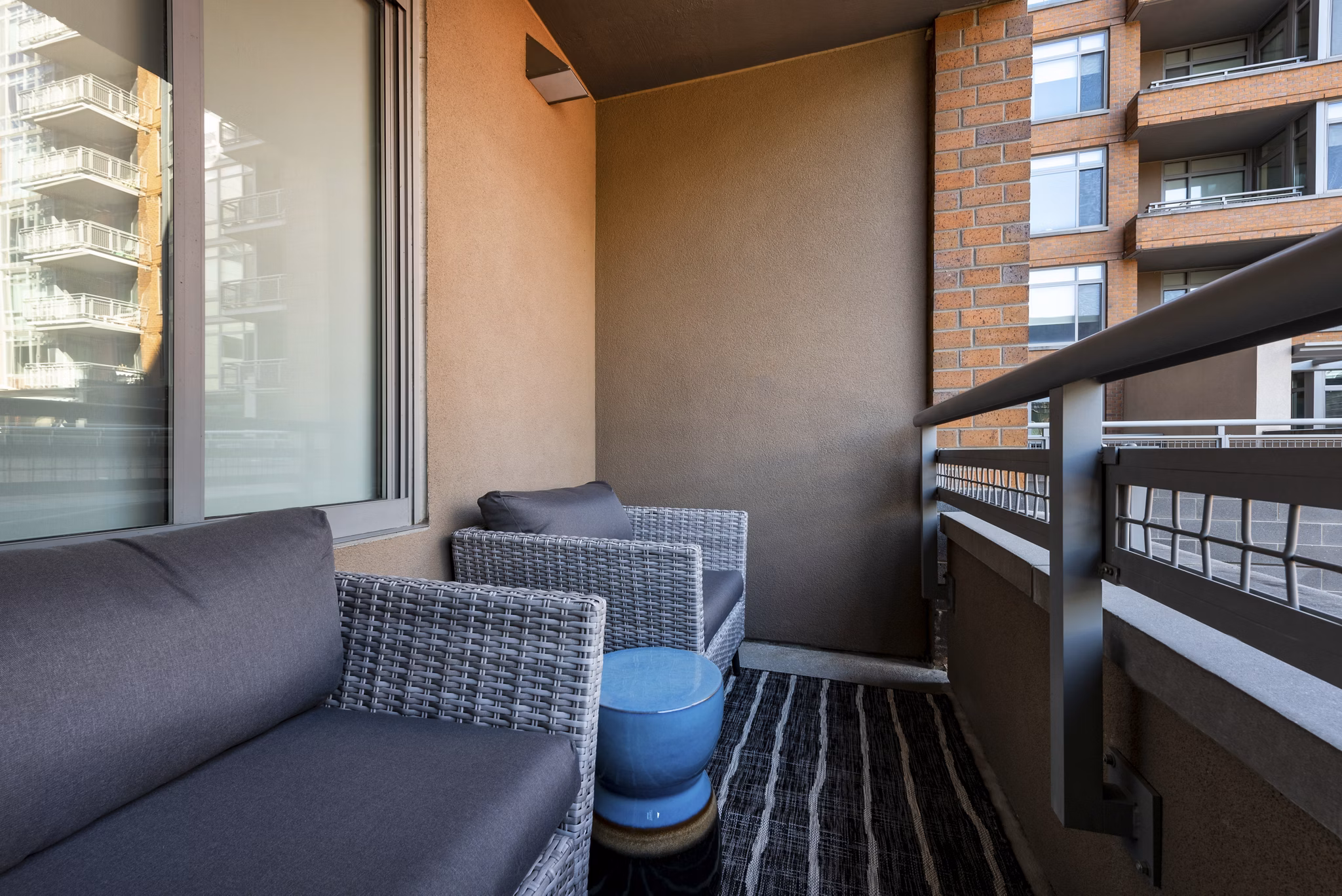 patio at The Cameron Apartments