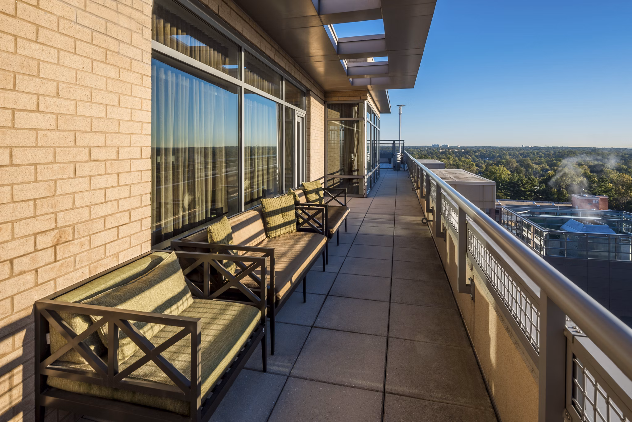 patio at The Cameron Apartments