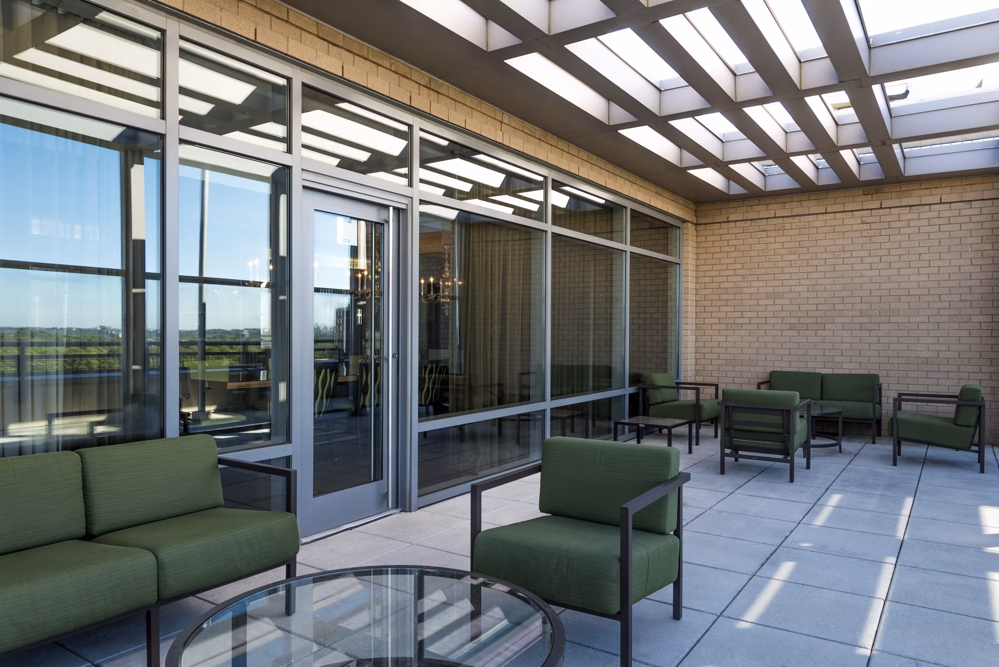 patio at The Cameron Apartments