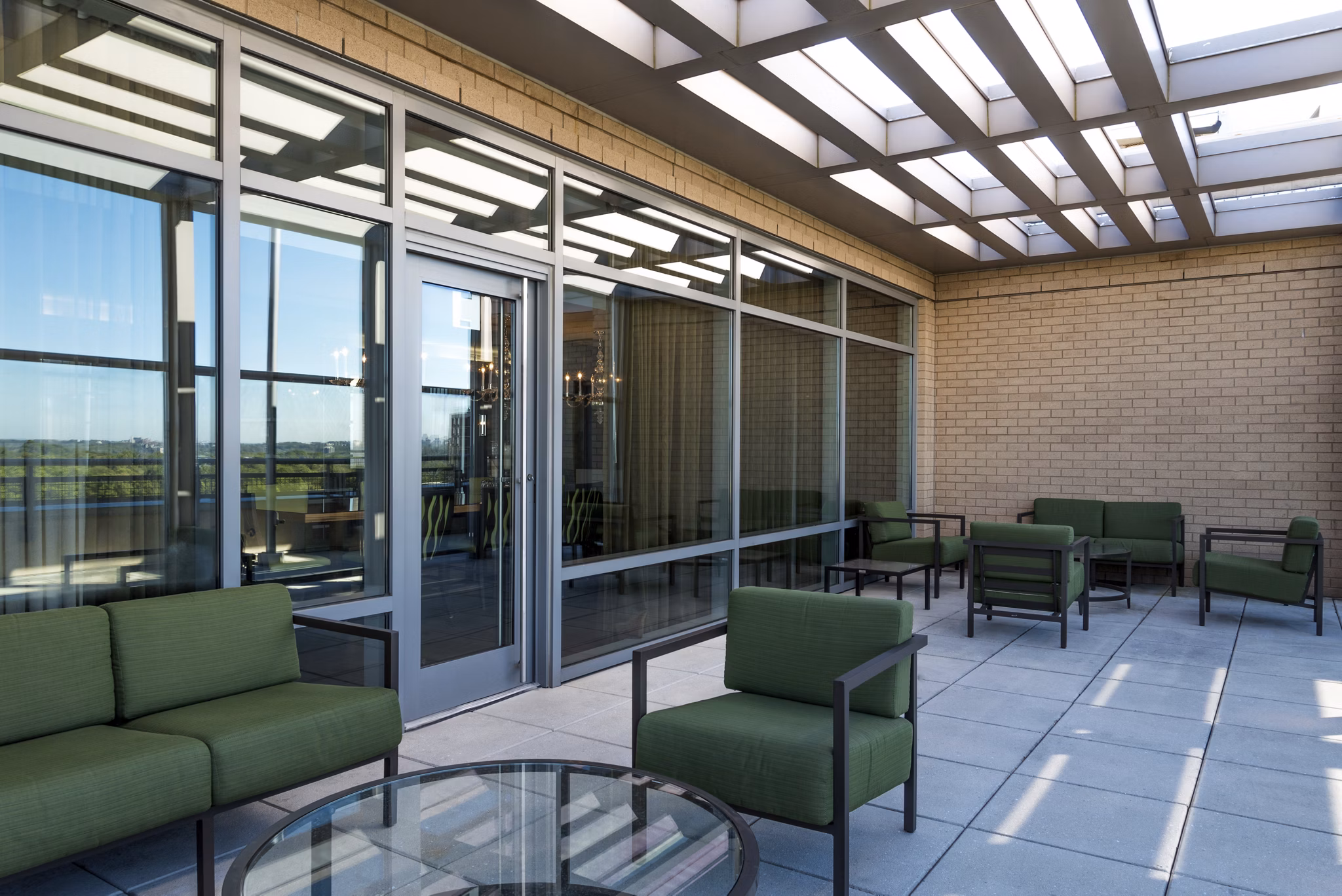 patio at The Cameron Apartments