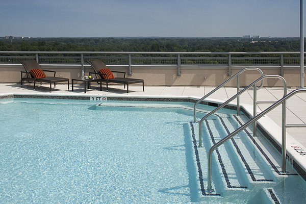 pool at The Cameron Apartments