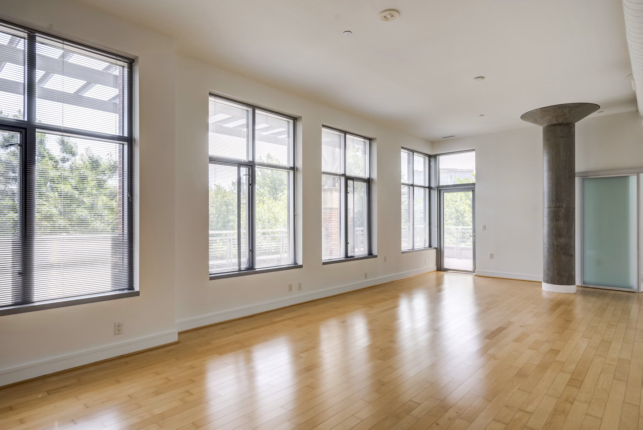 Living Room at The Lofts Apartments