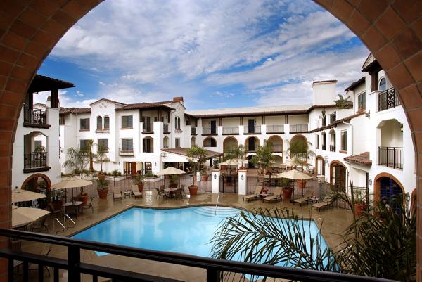 pool at San Sebastian Apartments