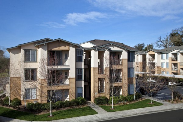 Acacia on Santa Rosa Creek Apartments: Elegant view of luxury apartments in Santa Rosa