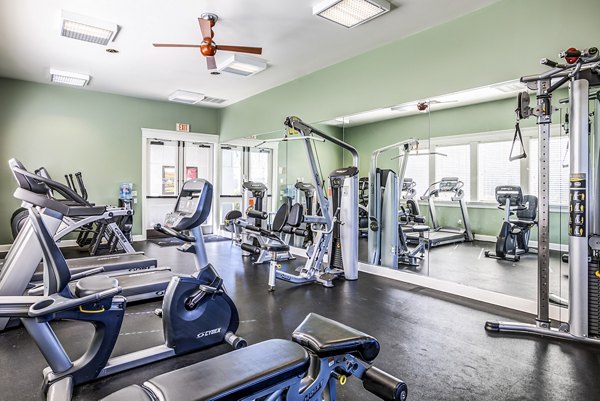 State-of-the-art fitness center with modern equipment at Acacia on Santa Rosa Creek Apartments, perfect for active lifestyles