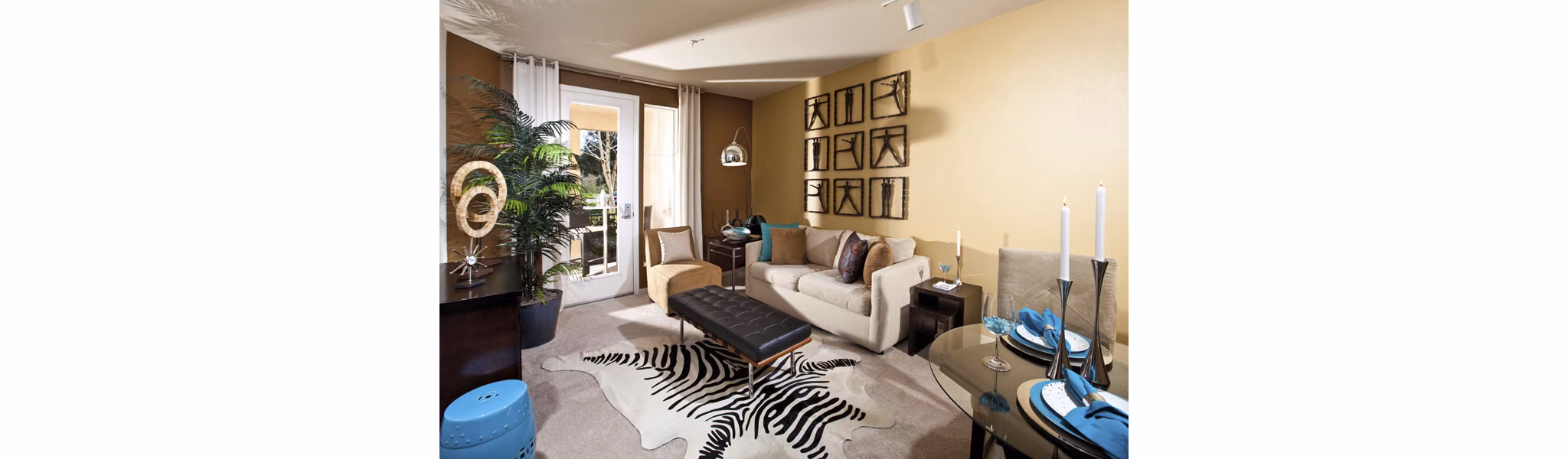 living room at Acacia on Santa Rosa Creek Apartments