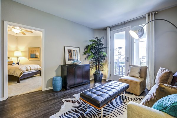 living room at Acacia on Santa Rosa Creek Apartments