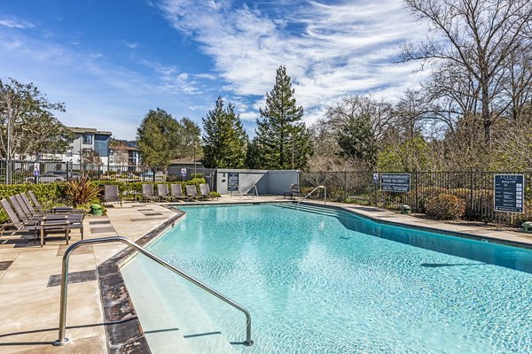 Resort-style pool at Acacia on Santa Rosa Creek Apartments, offering relaxing outdoor leisure in a serene setting