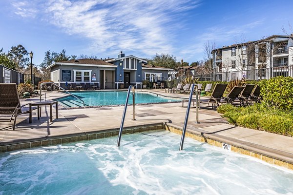 Resort-style pool at Acacia on Santa Rosa Creek Apartments