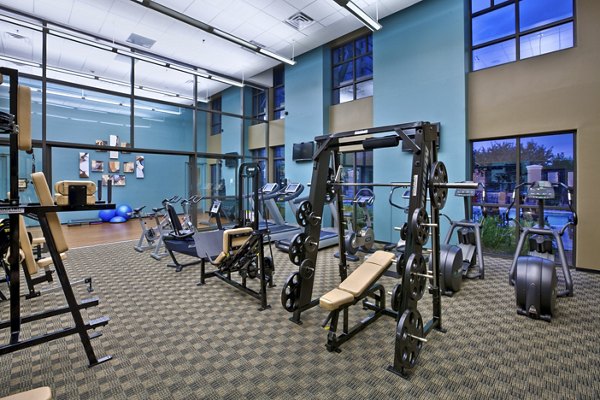 fitness center at 4550 Cherry Creek Apartments