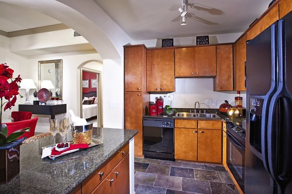 kitchen at 4550 Cherry Creek Apartments