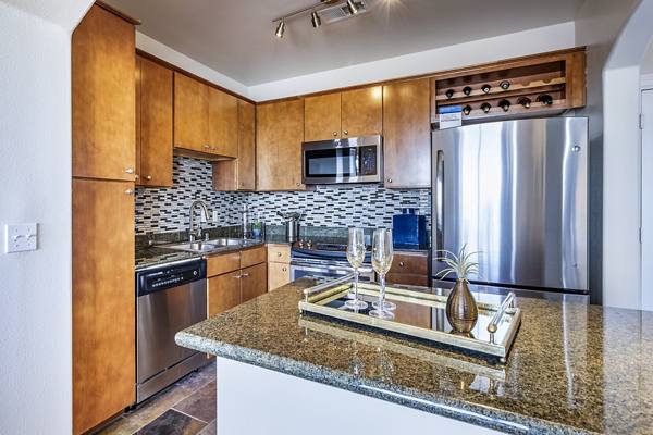 kitchen at 4550 Cherry Creek Apartments