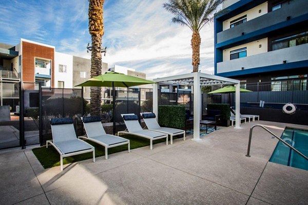 pool at Glo Las Vegas Apartments