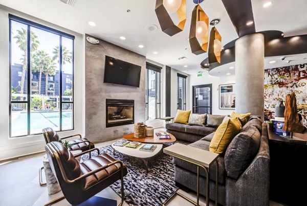 Clubhouse with upscale design at The Gallery at NoHo Commons Apartments