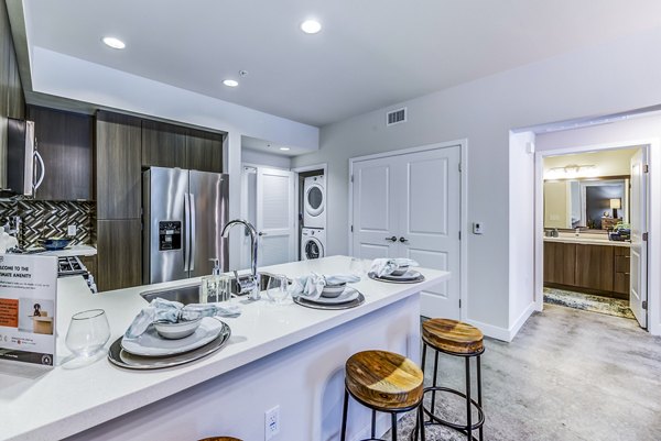 dining room at Luce Apartments