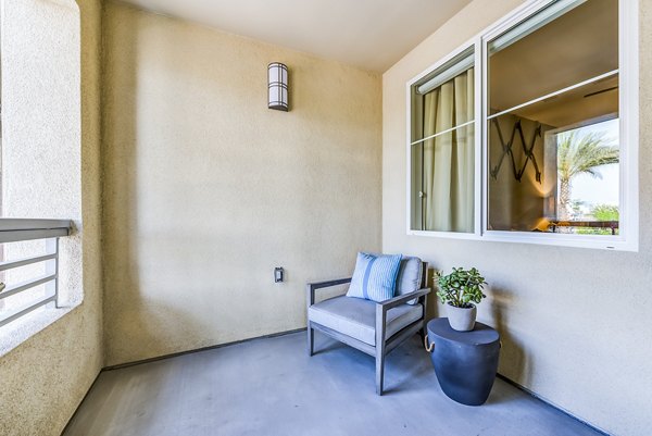 resident patio/balcony at Luce Apartments