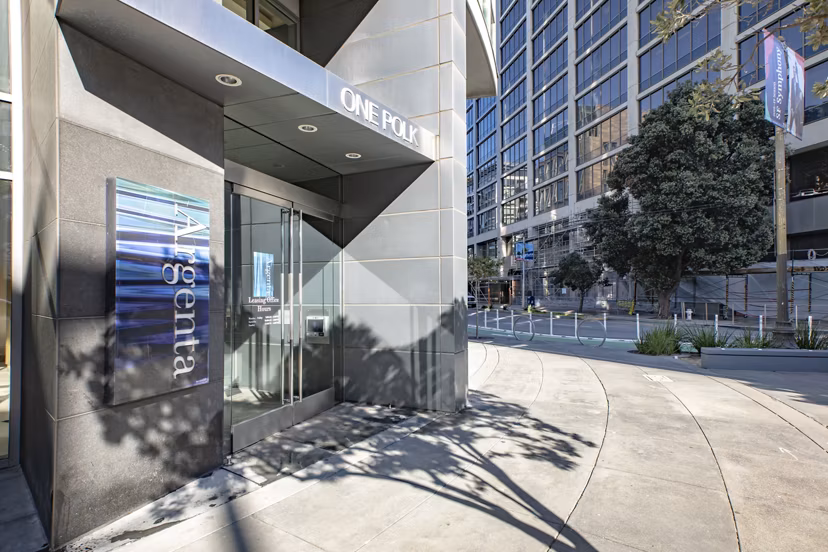 Argenta Apartments: Modern facade of luxury apartments in downtown San Francisco