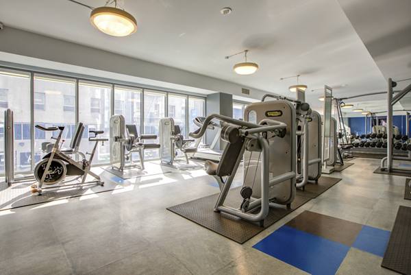fitness center at Argenta Apartments