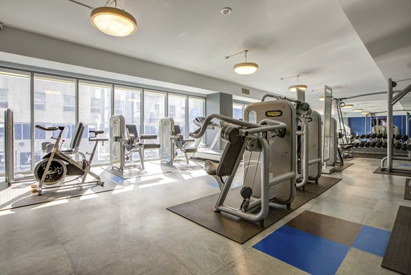 Fitness center with state-of-the-art equipment at Argenta Apartments