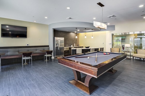 game room at Everly Apartments