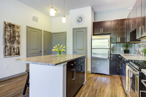 kitchen at Everly Apartments