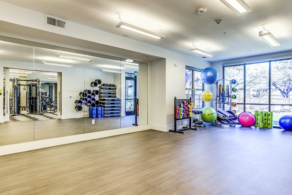 fitness center at Overture Arboretum Apartments