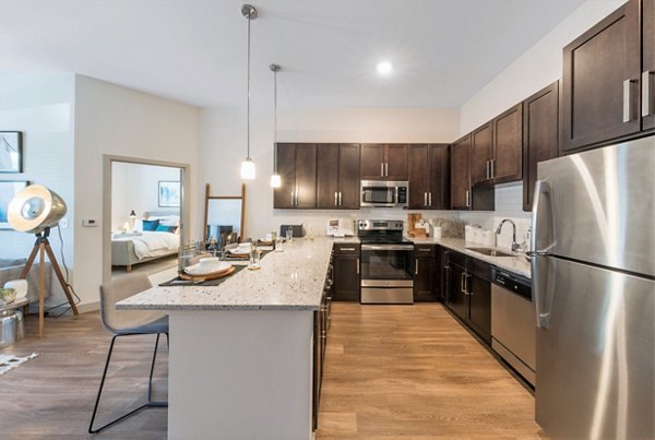 kitchen at The Washingtons Apartments