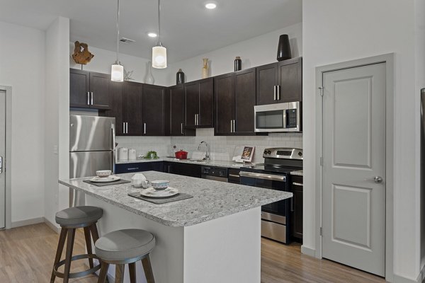 kitchen at The Washingtons Apartments