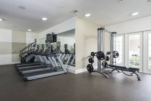 fitness center at 4110 Fairmount Apartments